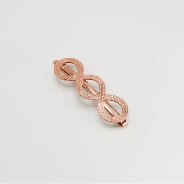 GYPSO I Hair clip with lock - Chloé - Doré Rosé