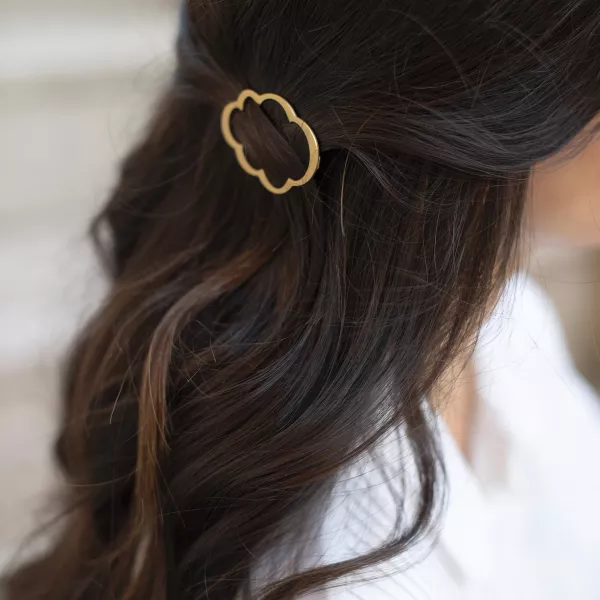 GYPSO I Cloud hair clip - Daphnée - Brushed Gold