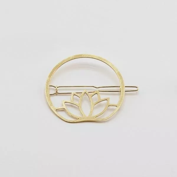 GYPSO I Original lotus zen hair clip - Yogi - Gold