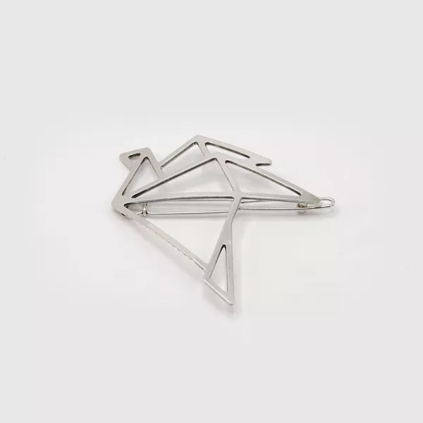 GYPSO I Origami hair clip - Eliza - Antique Silver